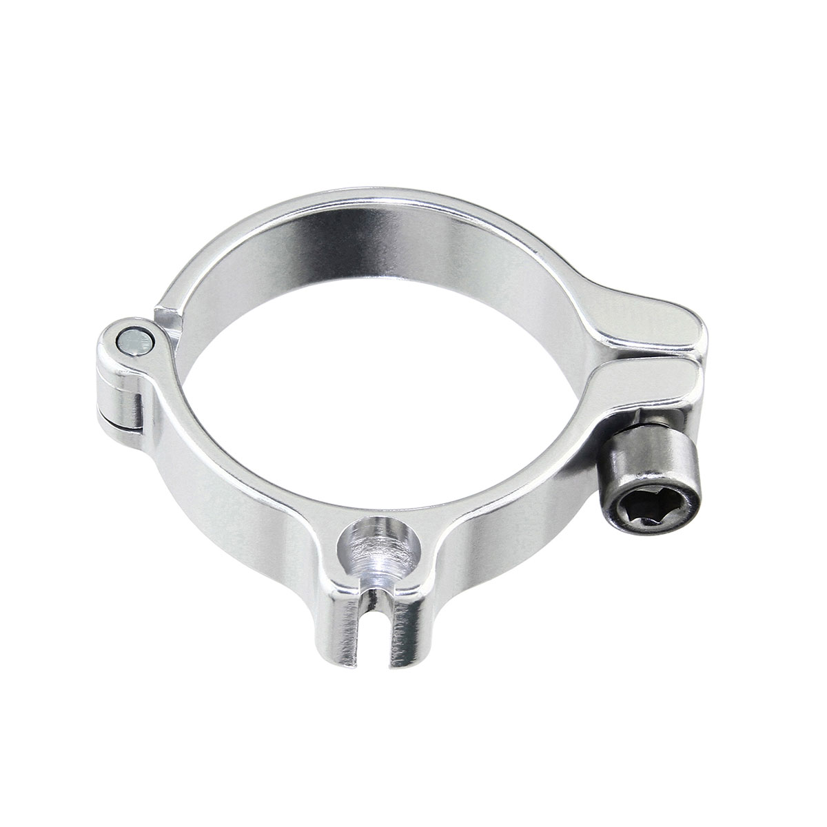 Alloy Clamp-On Single Cable Housing Stop 31.80 Silver.